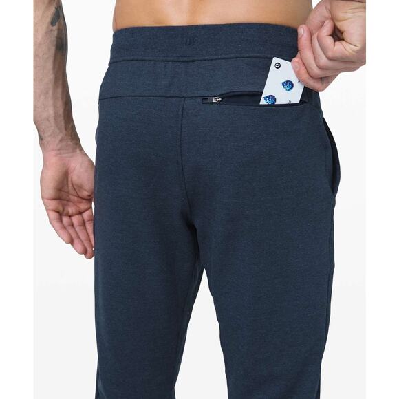 Lululemon City Sweat Jogger French Terry 27" Heathered True Navy size Large - Picture 7 of 10